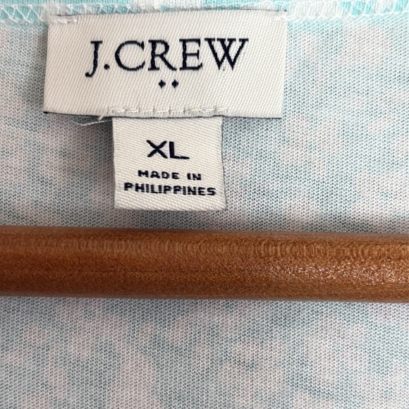 J. Crew Factory Printed knit tie-waist midi dress ditsy floral tiered size xl - Picture 9 of 13